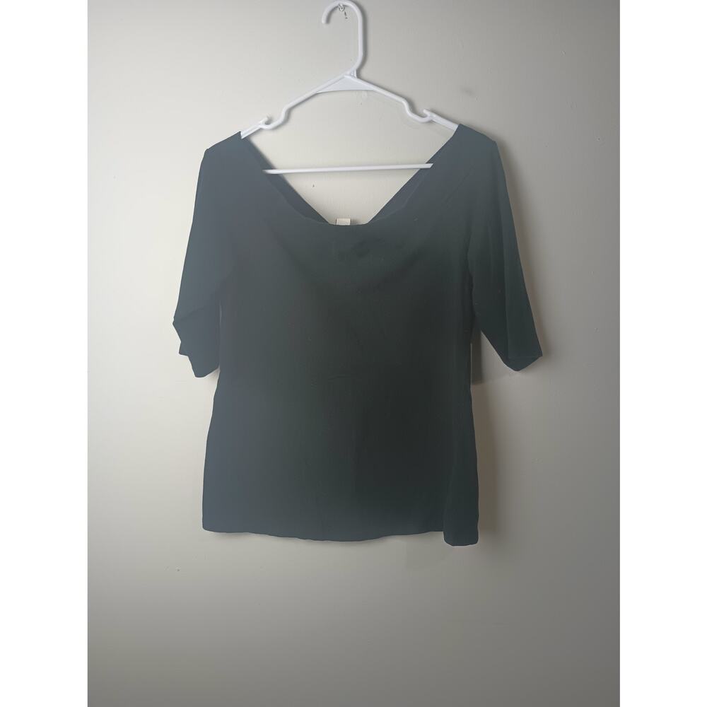 Women's‎ Plus Size Black Drop Shoulder Black Top Blouse Torrid Size 2X